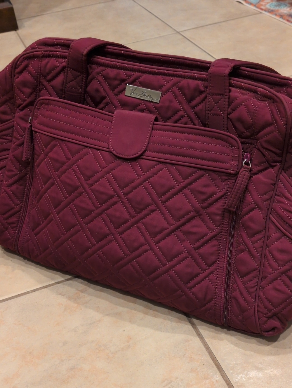 Vera Bradley Purple Diaper Bag
